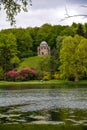 Stourhead - Lake and Pantheon Royalty Free Stock Photo